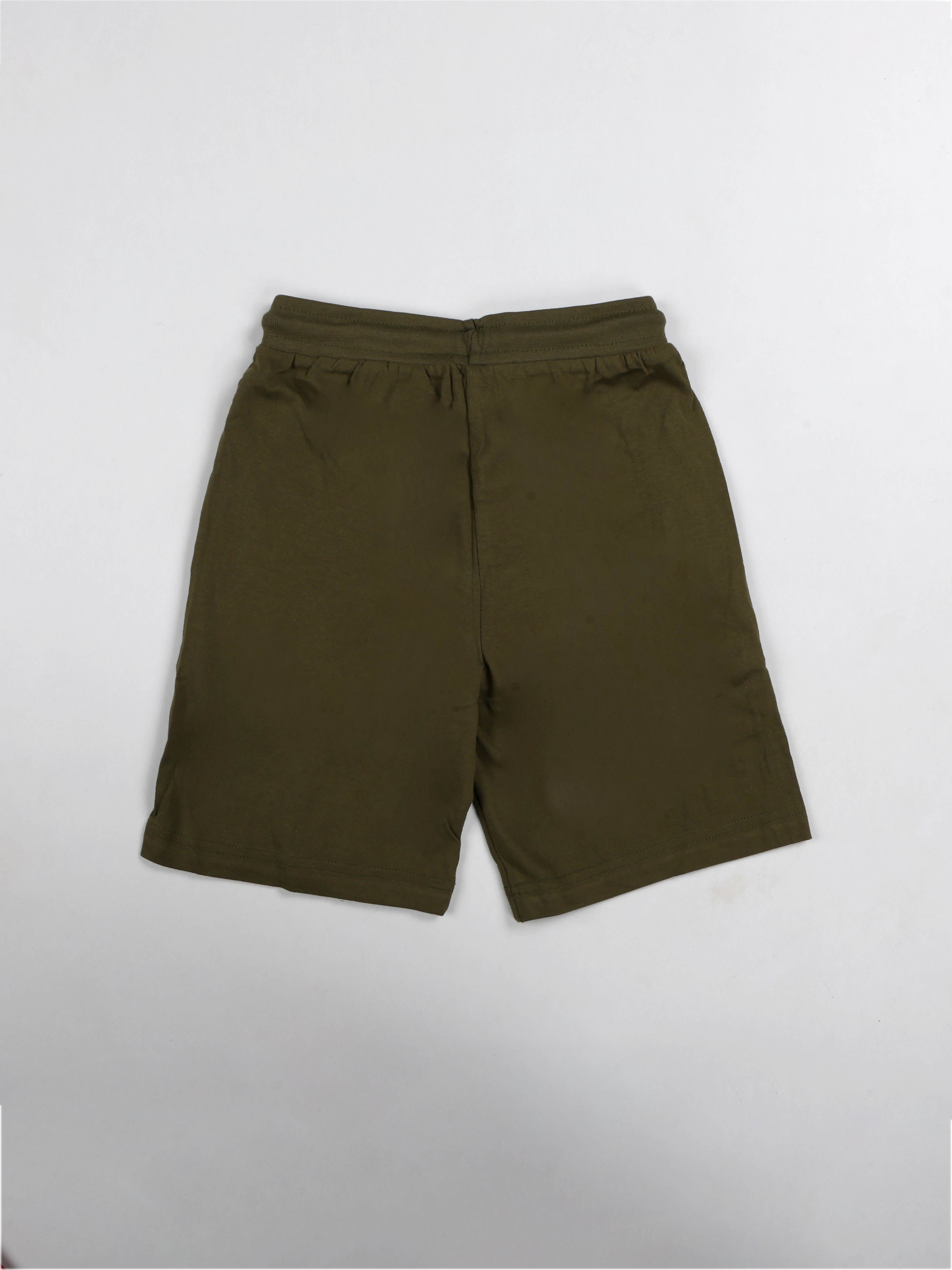 Boys Knit Shorts With Zipper Pocket