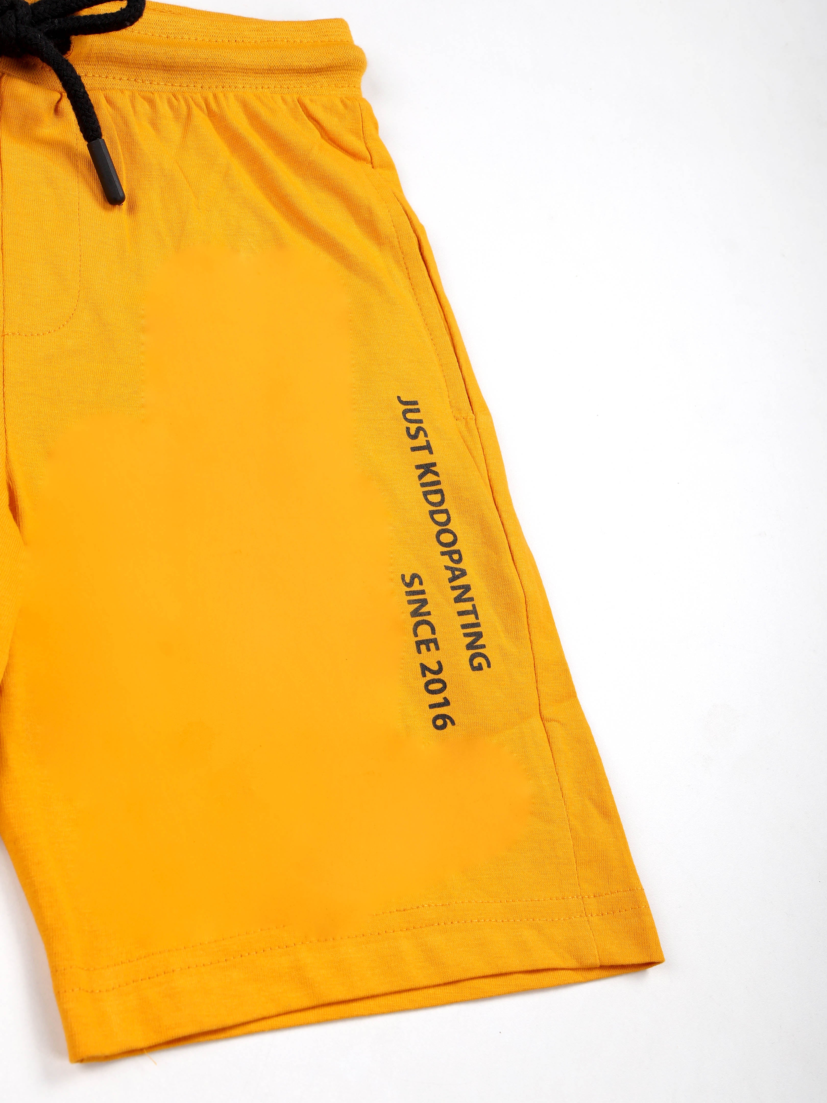 Boys Knit Shorts With Zipper Pocket