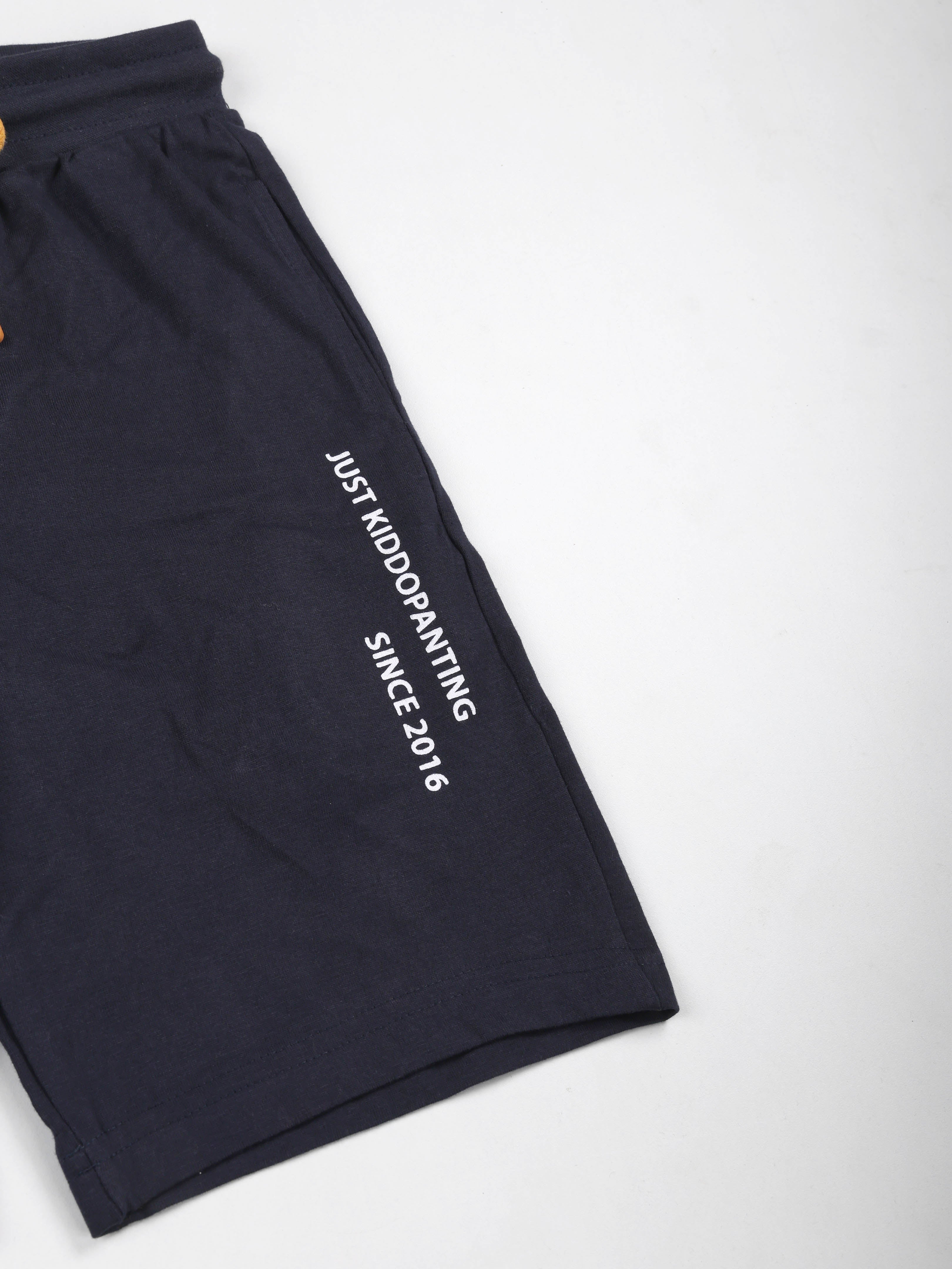 Boys Knit Shorts With Zipper Pocket