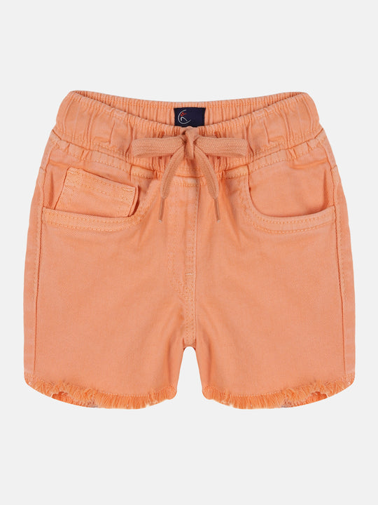 Girls Over Dyed Denim Hot Shorts