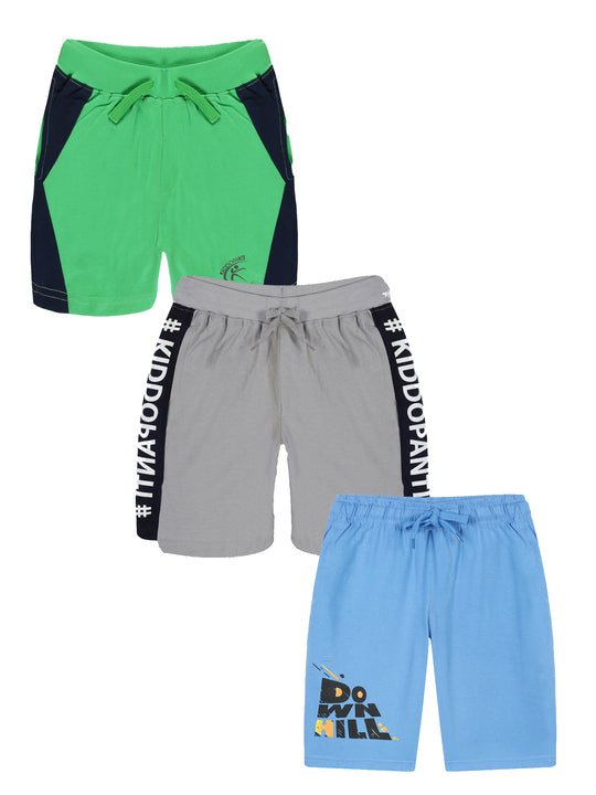 Boys Knit Shorts Pack of 3