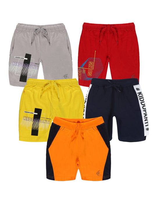 Boys Knit Shorts Pack of 5