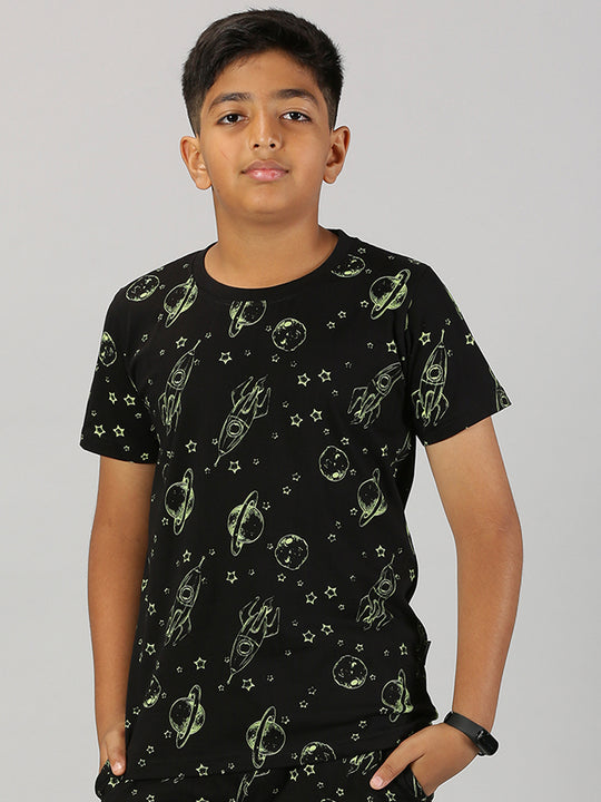 Boys Tee With All Over Print