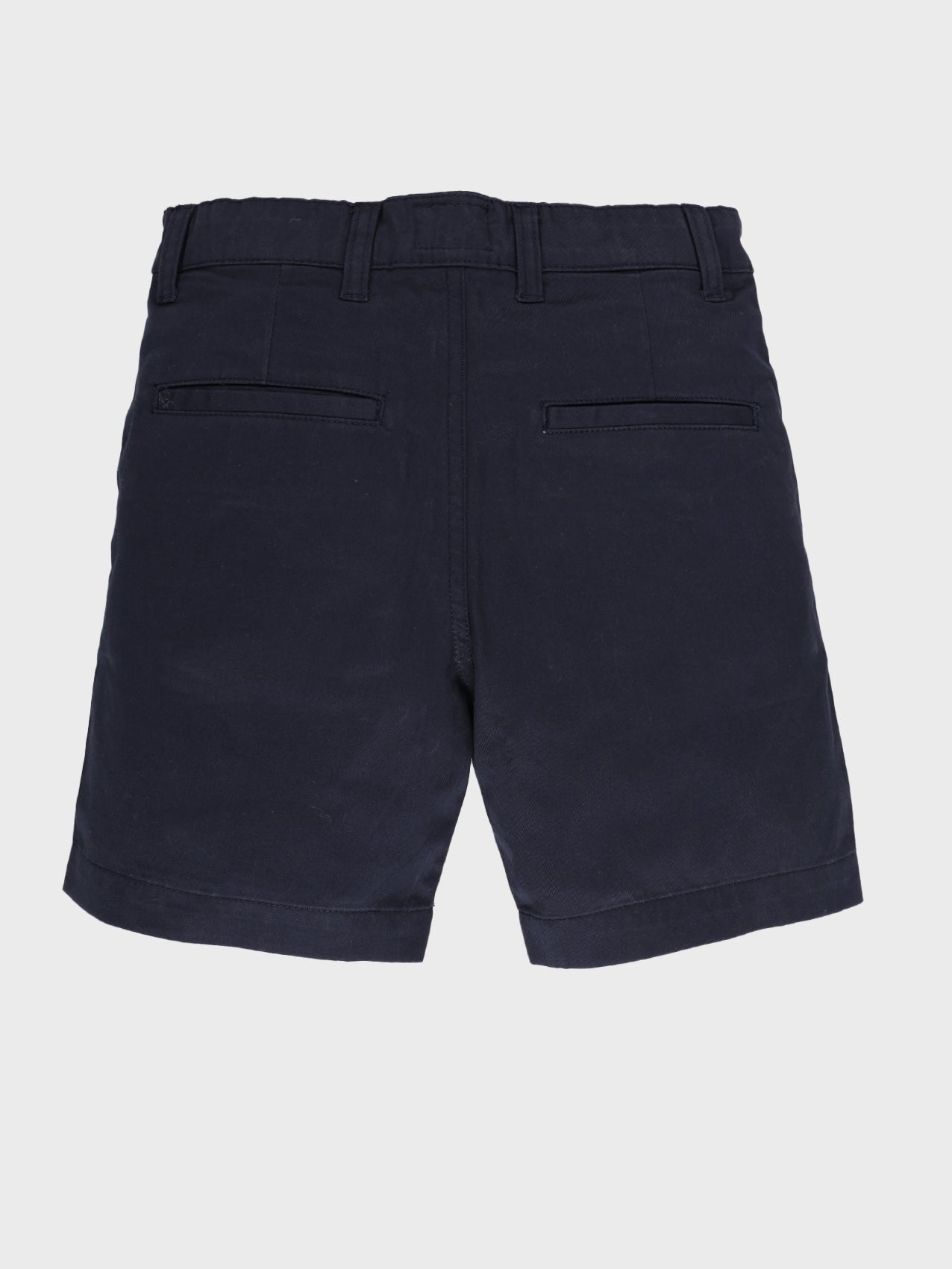 Boys Formal Solid Shorts With Badges