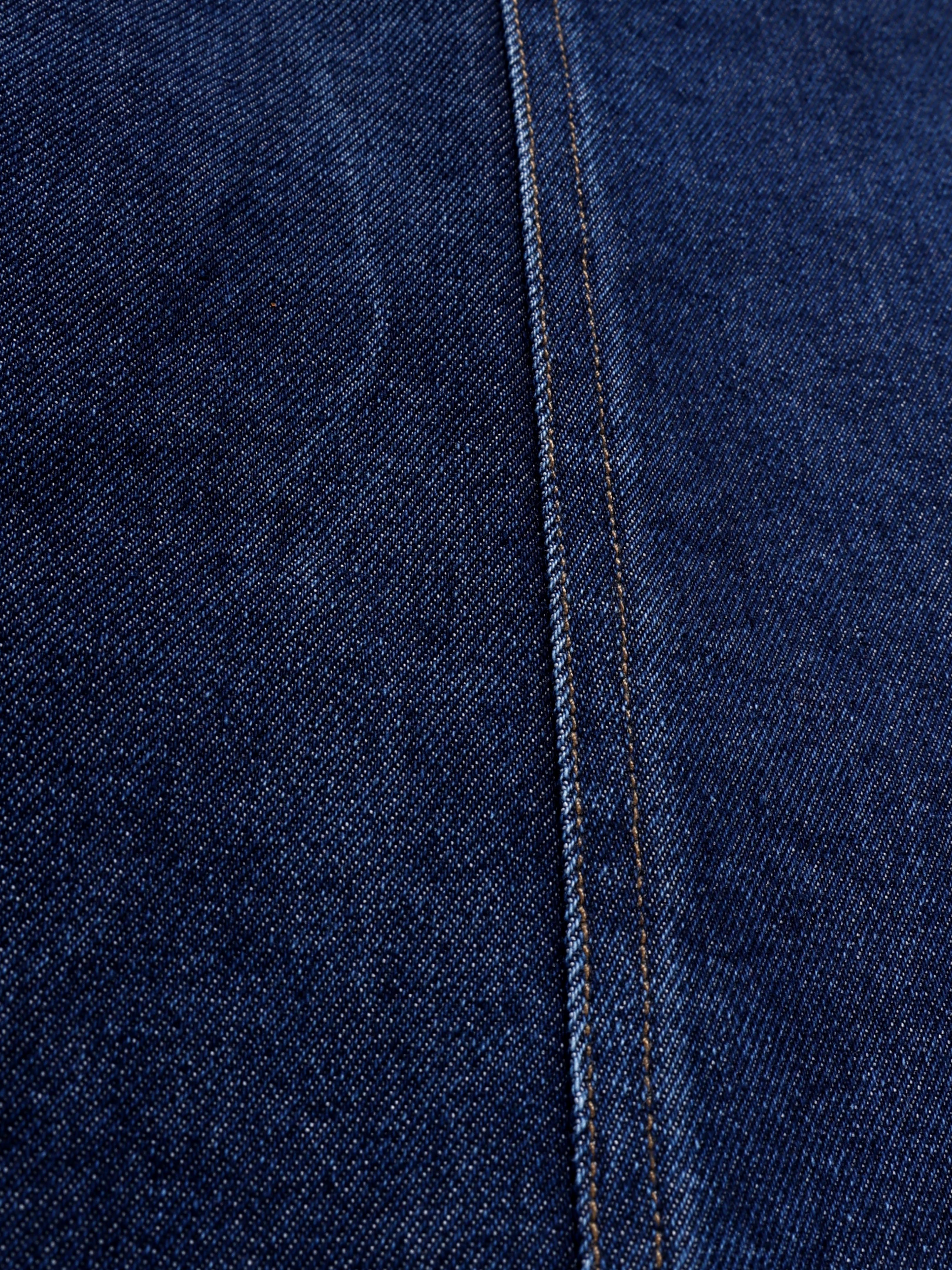 The Girls Denim Woven Sleeveless Solid Denim Dungaree Skirt