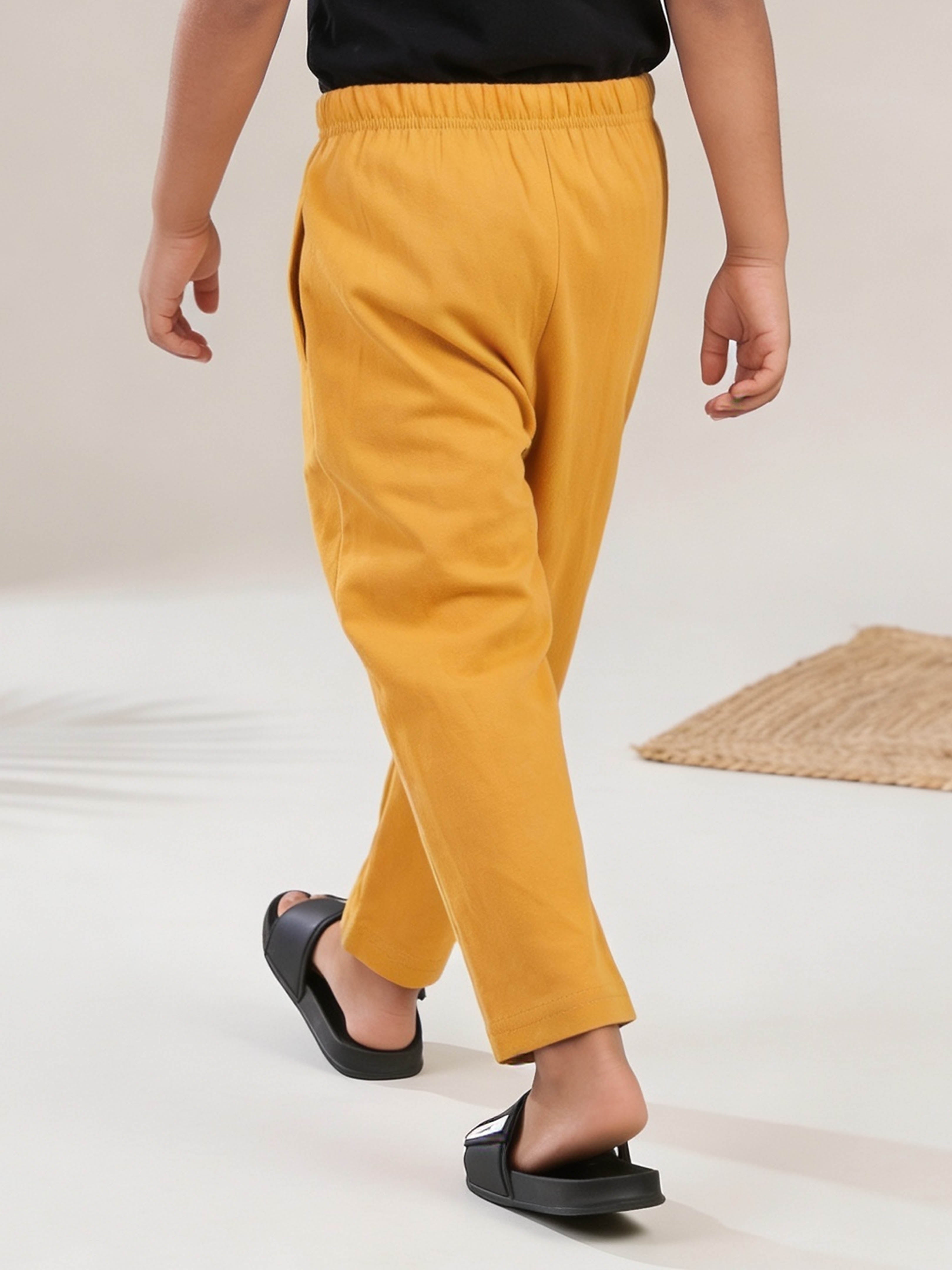 Kiddopanti Boys Solid Pyjama Pant With Single Pocket