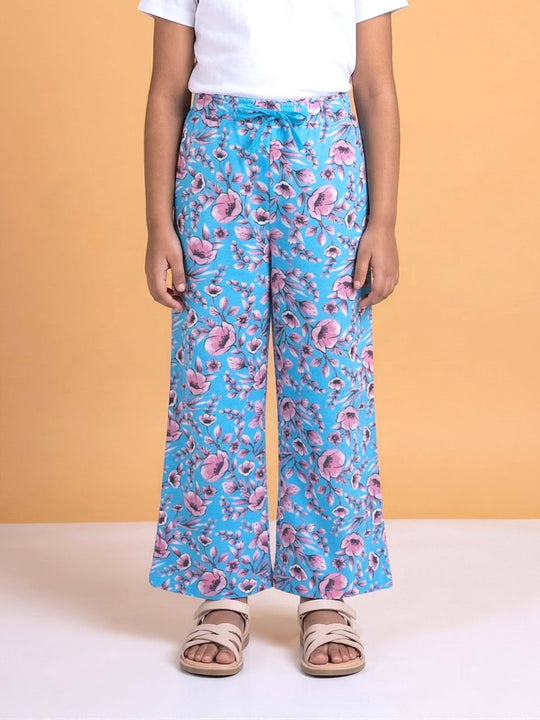 Kiddopanti 100% Cotton Knit All Over Printed Pyjama