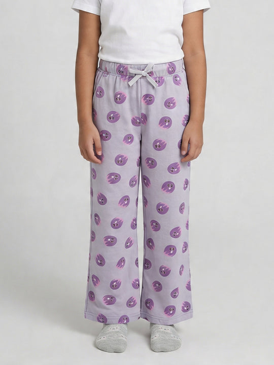 Kiddopanti 100% Cotton Knit All Over Printed Pyjama