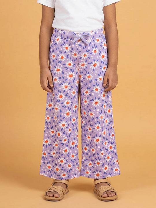 Kiddopanti 100% Cotton Knit All Over Printed Pyjama
