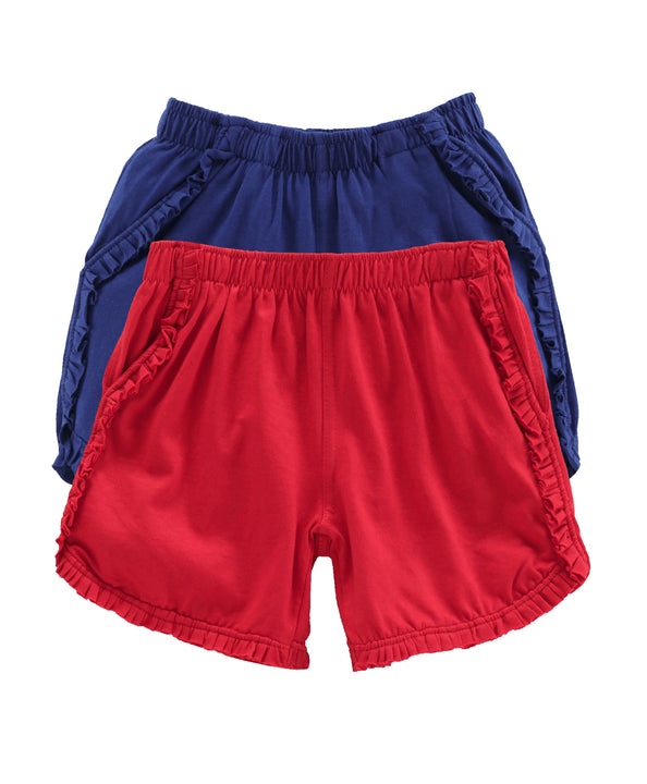 Girls Cotton Hot Short - Pack of 2