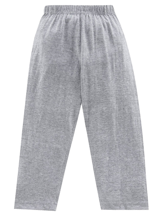 Kiddopanti Boys & Girls Cotton Knit Solid Pyjama with single Pocket