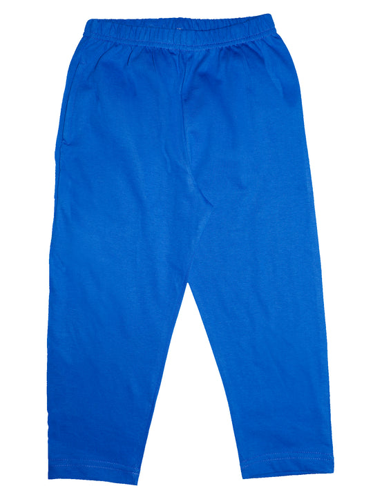 Kiddopanti Boys & Girls Cotton Knit Solid Pyjama with single Pocket