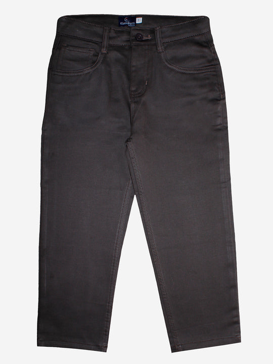 Boys Five Pocket Cotton Stretch Pant