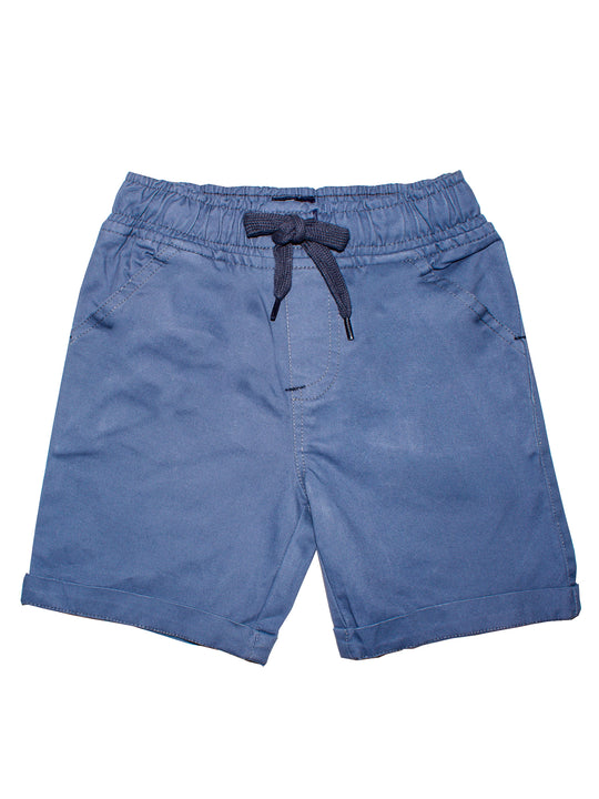 Boys Pull On Shorts with Roll up hem