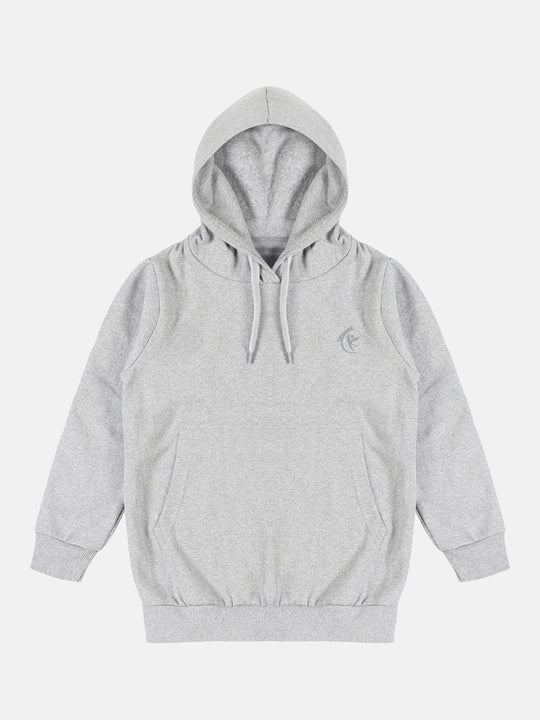 Solid Full Sleeve Hooded Sweatshirt