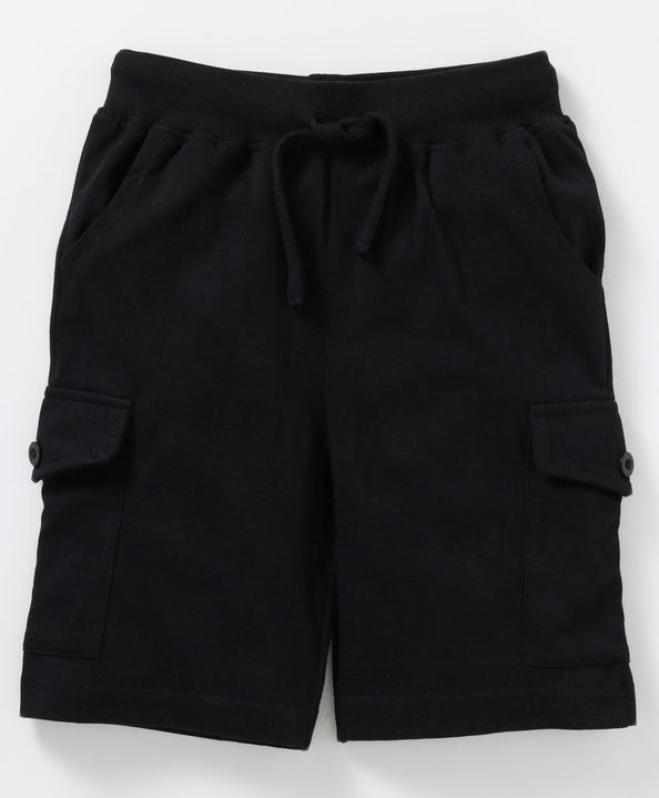 Boys Knee Length Jersey Cargo Shorts