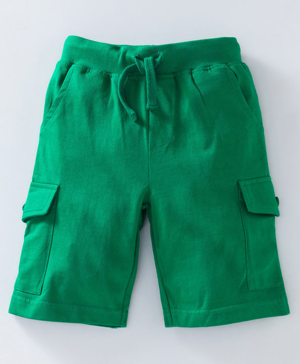 Boys Knee Length Jersey Cargo Shorts