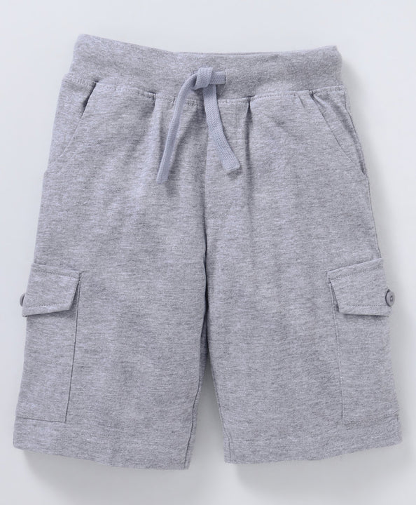 Boys Knee Length Jersey Cargo Shorts