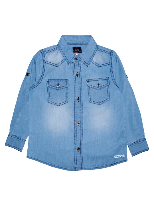 Boys Full Sleeves Denim Shirt