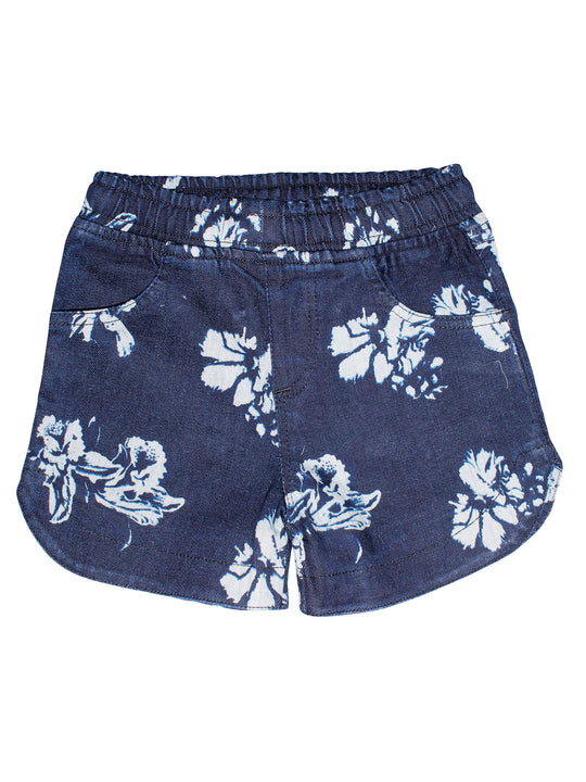 Girls Stretchable Denim Shorts