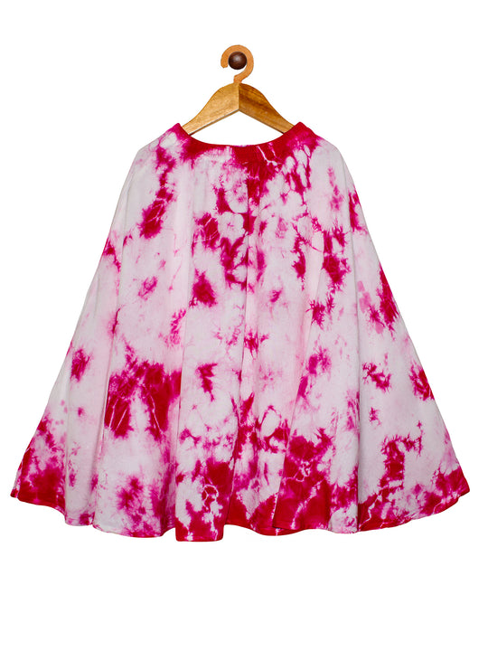 Girls Tie & Dye Long Skirt