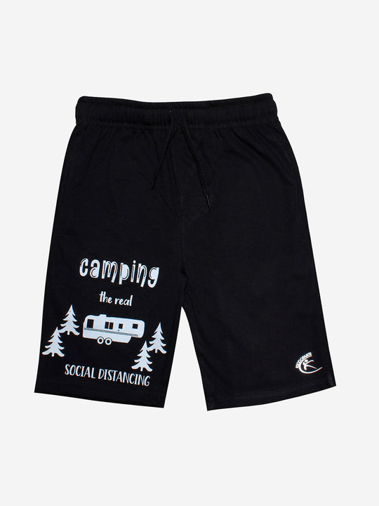 Boys Cotton Jersey Shorts with Print