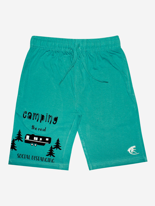 Boys Cotton Jersey Shorts with Print