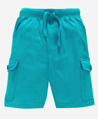 Boys Knee Length Cotton Jersey Cargo Shorts