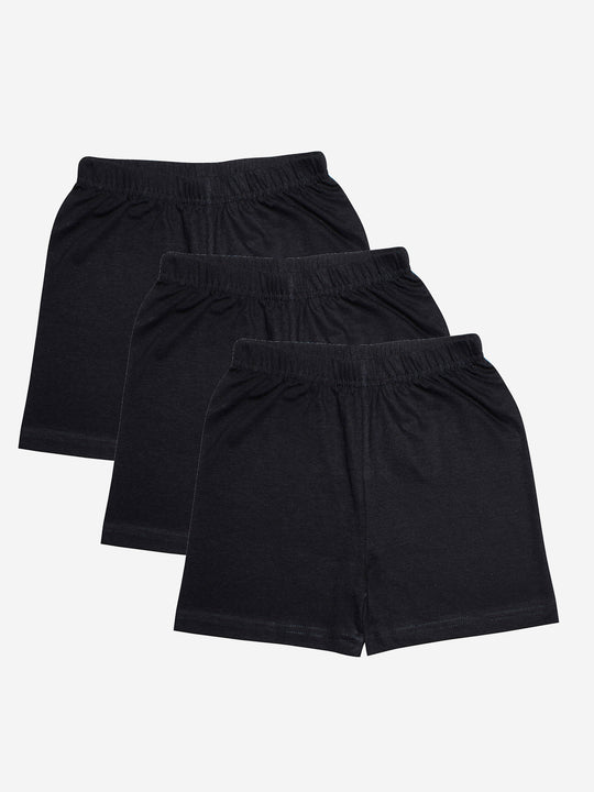Girls Cycling Shorts- Pack of 3
