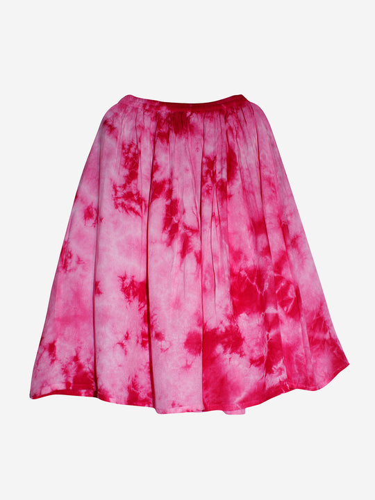 Girls Tie & Dye Flared Skirt