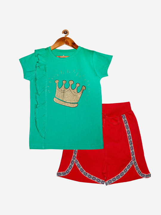 Girls T-shirt & Shorts Set