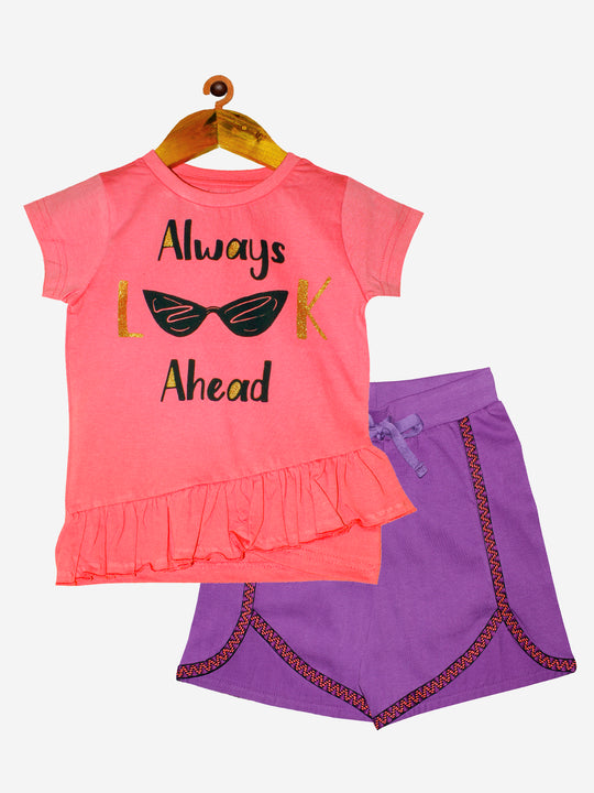 Girls T-shirt & Shorts Set