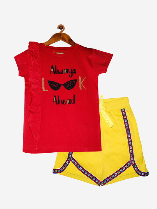 Girls T-shirt & Shorts Set