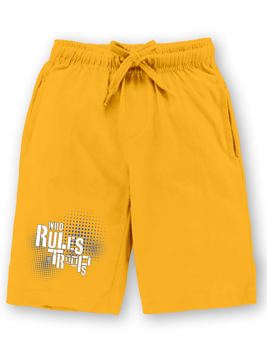 Boys Printed Knit Shorts