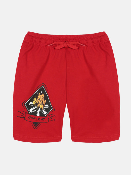 Boys Printed Knit Shorts