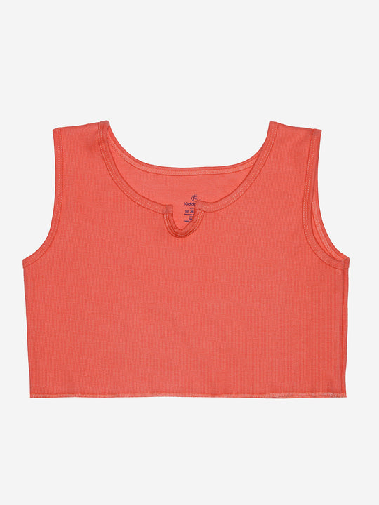 Girls Rib Crop Tank Top