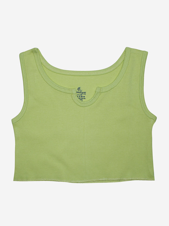 Girls Rib Crop Tank Top