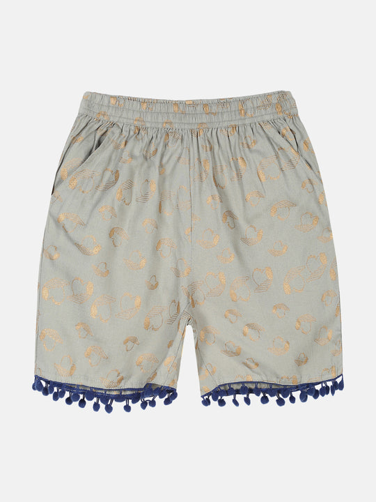 Girls AOP Print Shorts