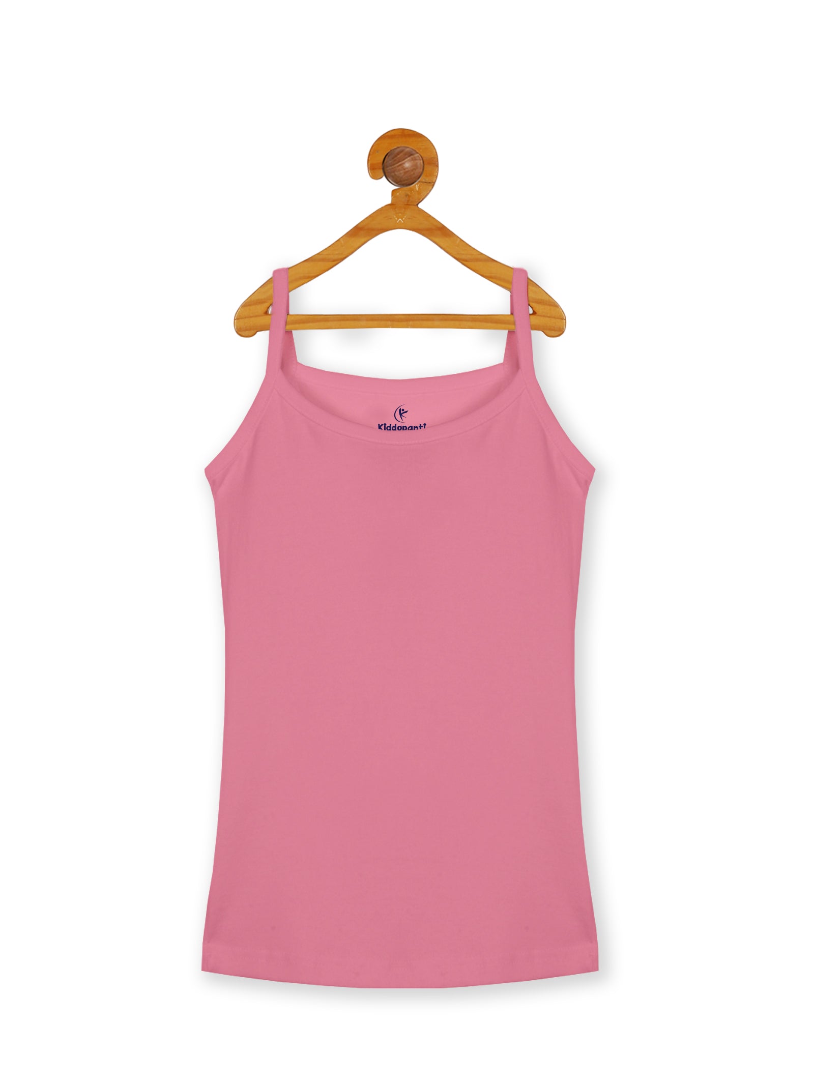 Kiddopanti Girls Solid Camisoles Pack of 3
